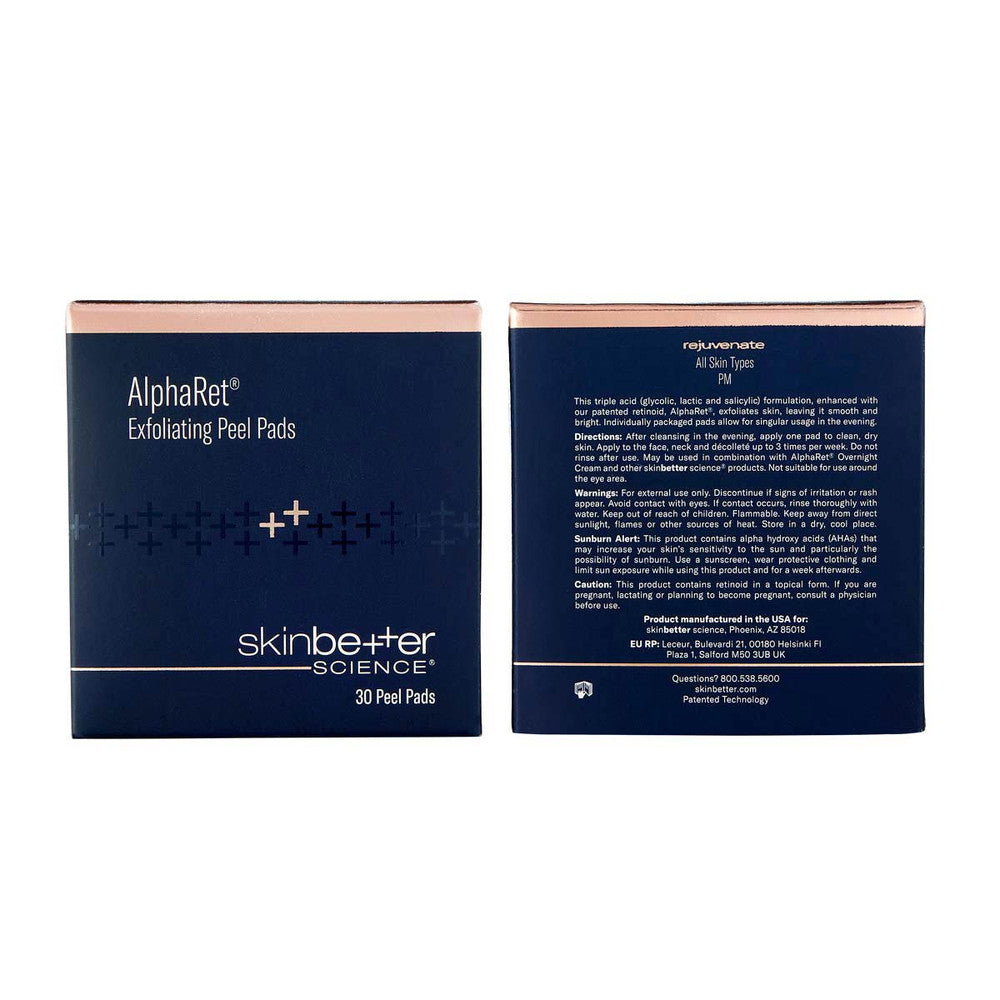 Skinbetter Science AlphaRet Exfoliating Peel Pads 30 ct